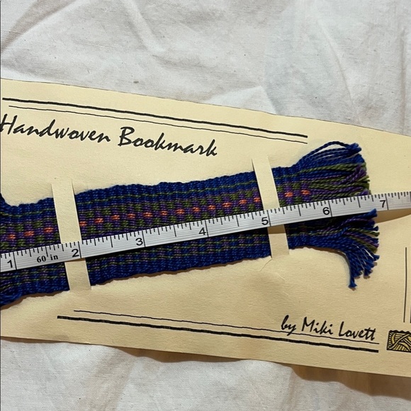 Handwoven Bookmark by Miki Lovett - Picture 7 of 7